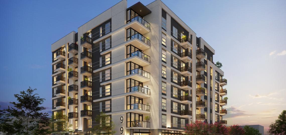 Eightstory, 100unit apartment complex breaks grounda at Olympic
